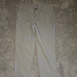 Banana Republic Khaki Pants Beige Tan Polyester Men’s Size 38x32